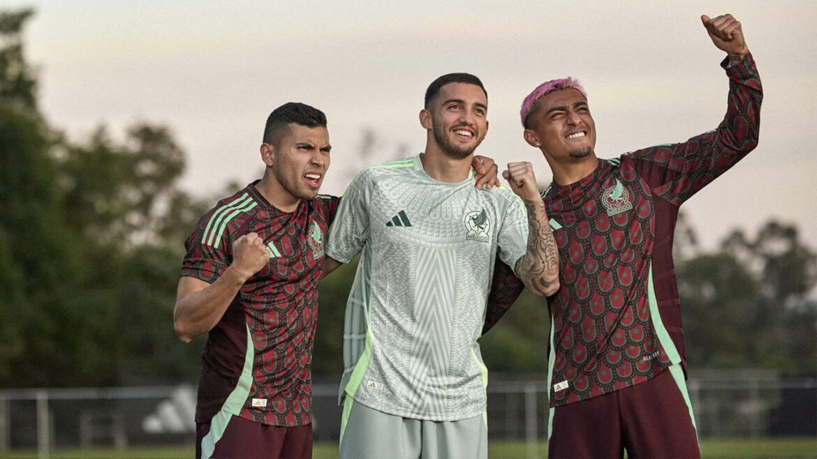 Camisetas de local y visitante de la Copa América 2024 de la Selección Mexico